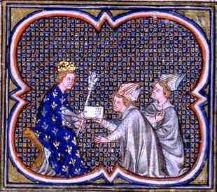 Baldemar reoit des missaires du Roi Louen apportant des nouvelles de Couronnes.
