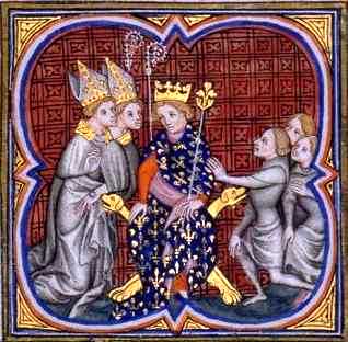 Baldemar "le Preux" bénit la quête de ses trois fils, des Chevaliers Errants.